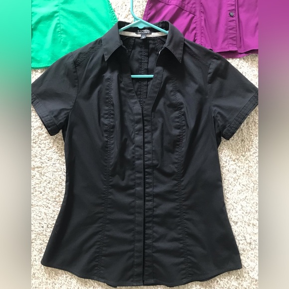 Lot 3 Women’s Express Button Down Dress Shirts XS - Picture 4 of 5